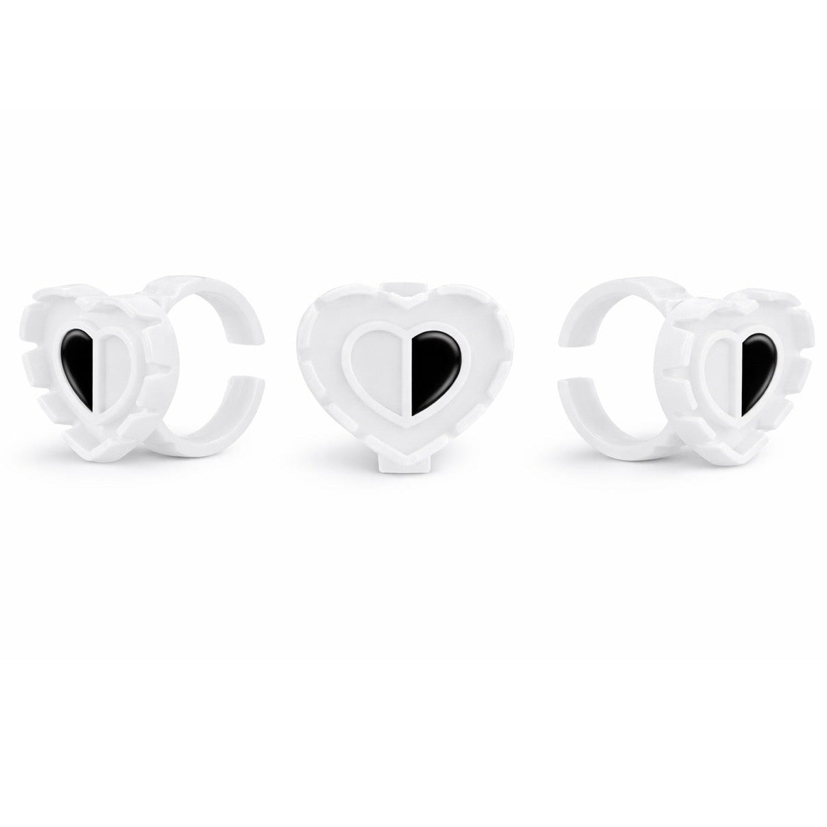 Heart glue rings 100